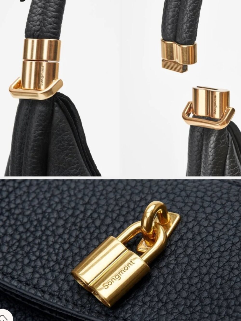 Songmont Luna Bag - Onyx 4-in-1 Crescent Bag - Picture 3 of 8